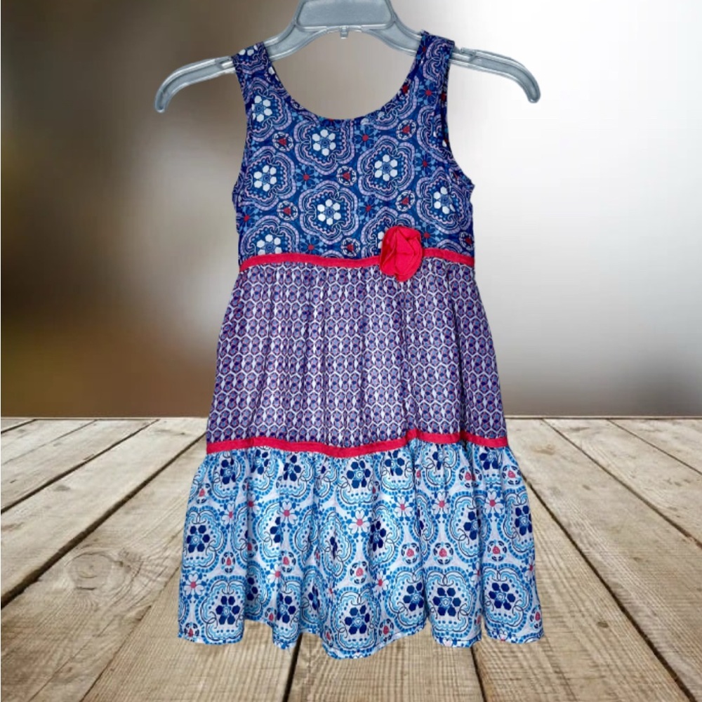 Pinky Tiered Sundress